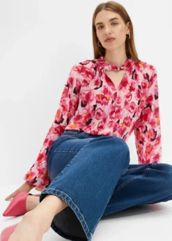 Jean large taille haute