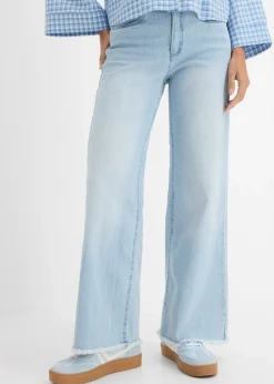 Jean large taille haute