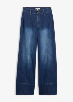 Jean large taille haute