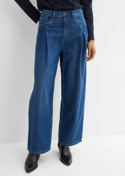 Jean large taille haute