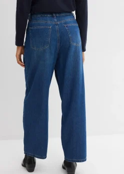 Jean large taille haute