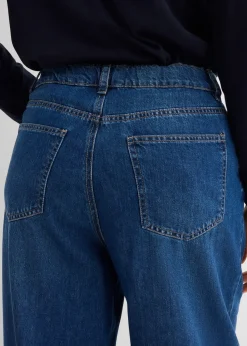 Jean large taille haute