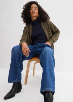 Jean large taille haute