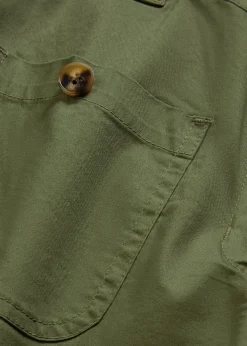 Jean large, taille haute et élastiquée