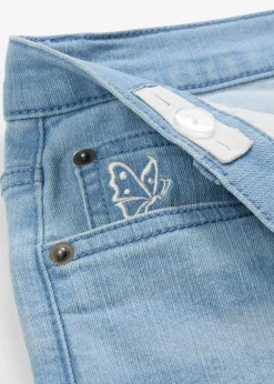 Jean large taille mi-haute