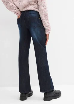 Jean large taille mi-haute