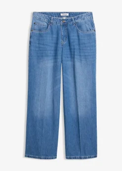 Jean large taille mi-haute