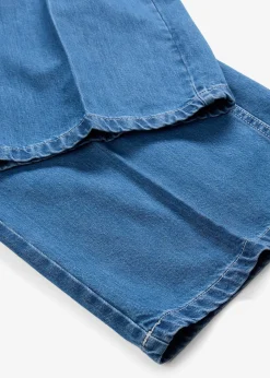 Jean large taille mi-haute