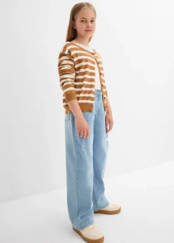 Jean large taille mi-haute