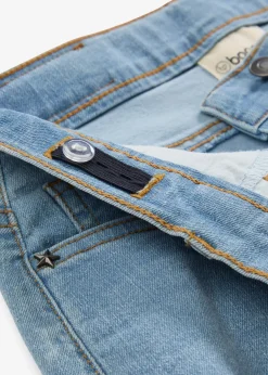 Jean large taille mi-haute