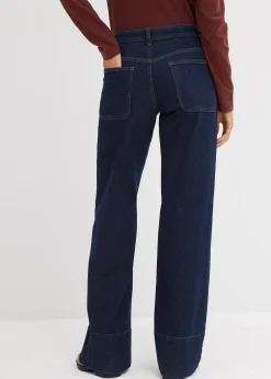 Jean large, taille mi-haute