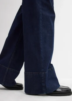 Jean large, taille mi-haute