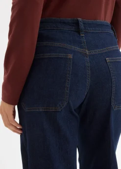 Jean large, taille mi-haute
