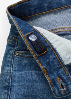 Jean large taille mi-haute