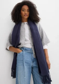 Jean large taille mi-haute