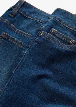 Jean large taille mi-haute, extensible