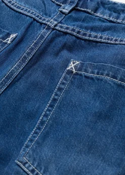 Jean large taille mi-haute