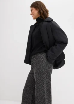 Jean large taille mi-haute