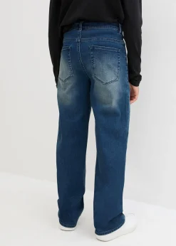 Jean loose, taille réglable, droit