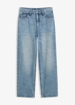 Jean loose, taille réglable, droit