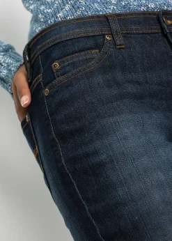 Jean Mom extensible et confortable, taille mi-haute