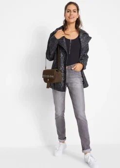 Jean Mom extensible et confortable, taille mi-haute