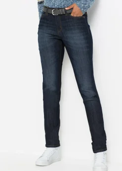 Jean Mom extensible et confortable, taille mi-haute
