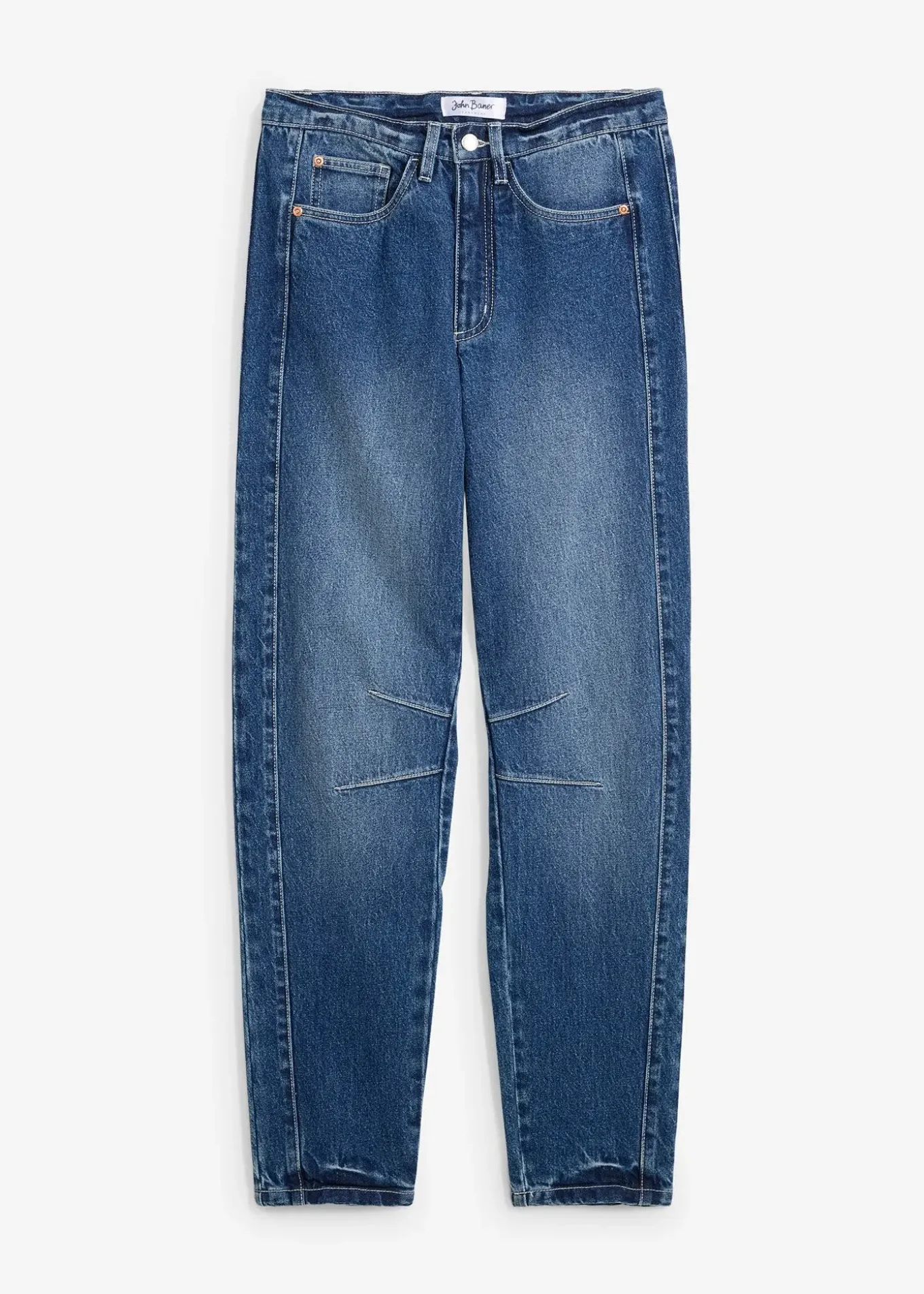 Jean mom, taille haute