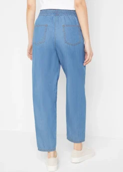 Jean mom taille haute