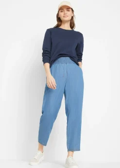 Jean mom taille haute