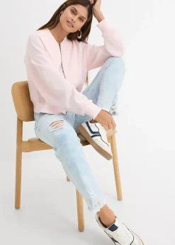 Jean Mom taille haute avec effets destroy