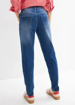 Jean mom taille haute, cropped