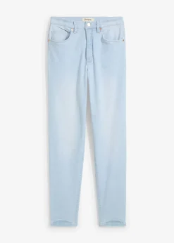 Jean mom taille haute, cropped