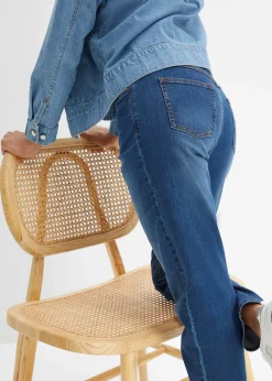 Jean mom taille haute, extensible