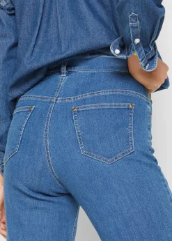 Jean mom taille haute, extensible