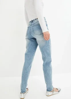 Jean mom taille haute, extensible