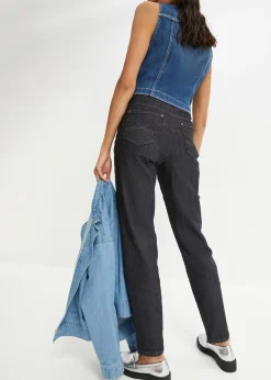 Jean mom taille haute, extensible