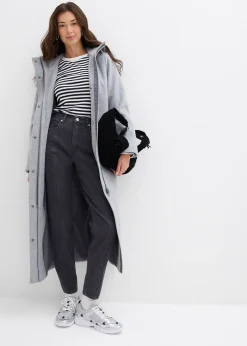 Jean mom taille haute, extensible