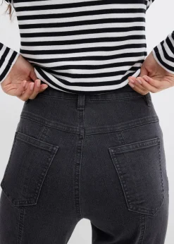 Jean mom taille haute, extensible