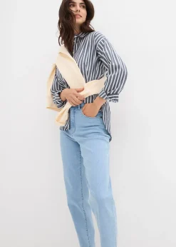 Jean mom taille haute, extensible