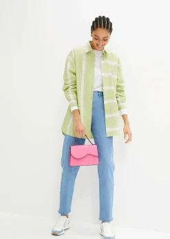 Jean mom taille haute, extensible