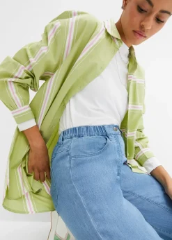 Jean mom taille haute, extensible