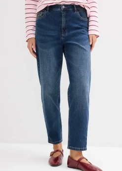 Jean mom taille haute, raccourci