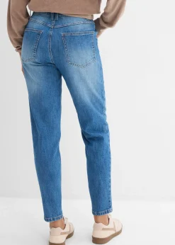 Jean mom taille haute, raccourci