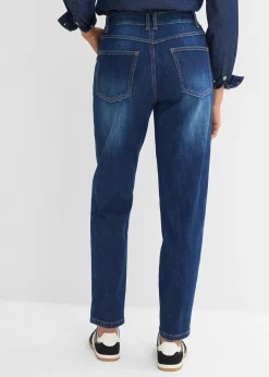 Jean mom taille haute, raccourci