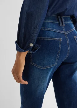 Jean mom taille haute, raccourci