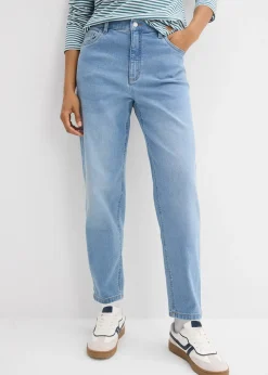 Jean mom taille haute, raccourci