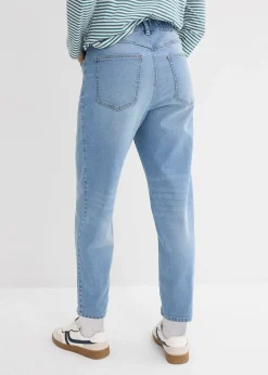 Jean mom taille haute, raccourci