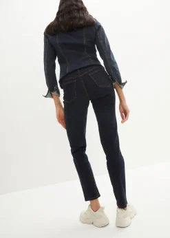 Jean Mom taille mi-haute, long