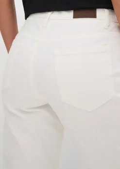 Jean Mom taille mi-haute, long